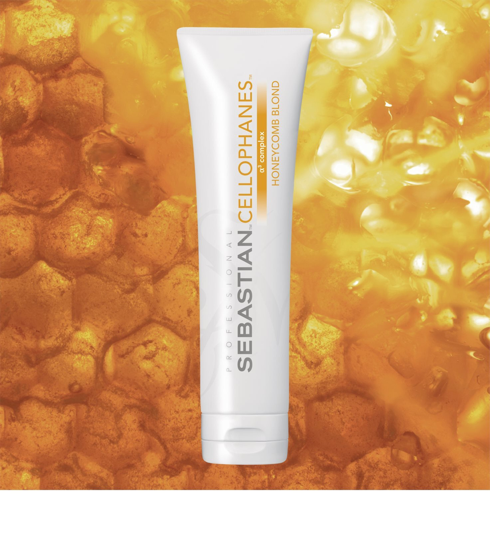 Sebastian Professional Cellophanes - маска, возвращающая блеск окрашенным волосам /  Honeycomb Blond 300  ml  / GTIN 4015600432720
