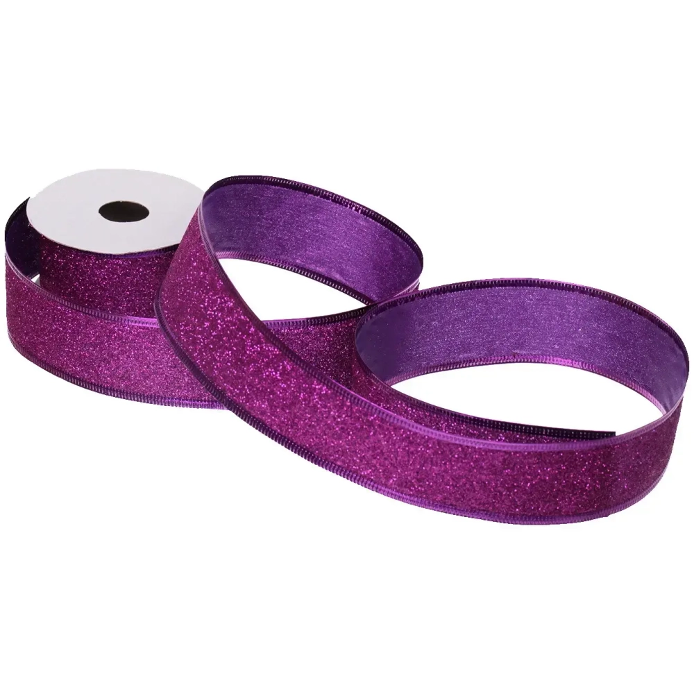 Лента для декорирования «Изящная» 4 см, 2,7 м, Фиолетовый (микс дизайнов)