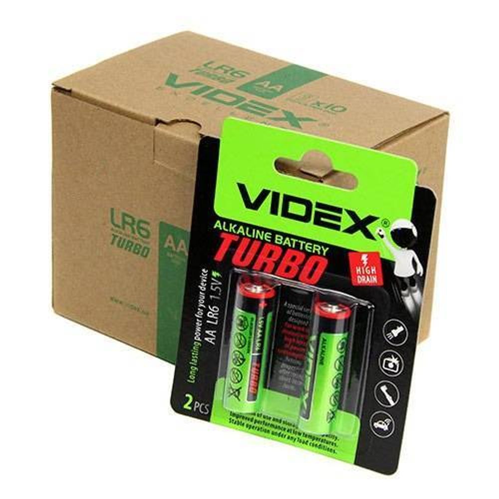 Батарейки videx LR06 turbo