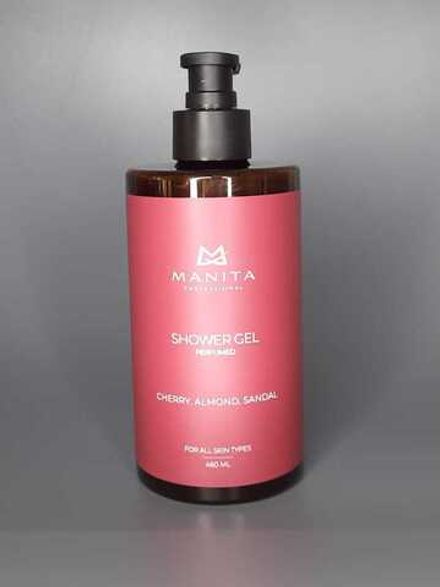 Manita Professional Гель для душа парфюмированный Cherry, Almond, Sandal, 460мл