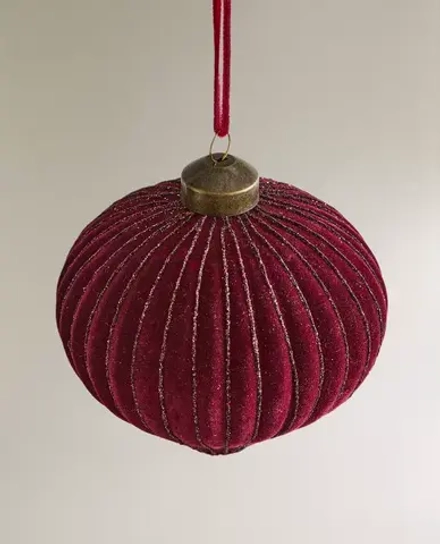 ZARA HOME ЕЛОЧНОЕ УКРАШЕНИЕ В ФОРМЕ ШАРА