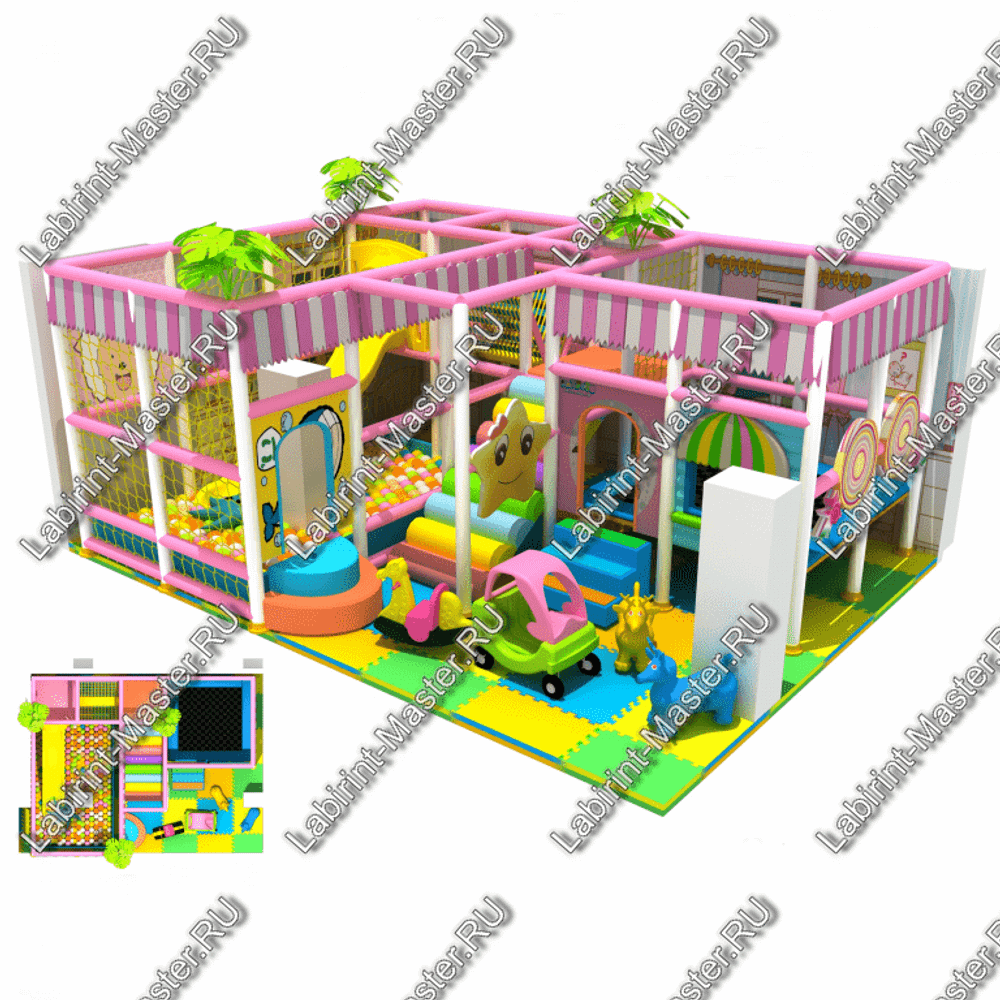 Детский игровой лабиринт "Морская звездочка"