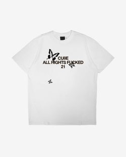 Футболка All rights Black Белая
