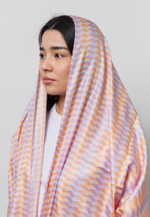 Шелковый палантин ARGYMAQ 68*180