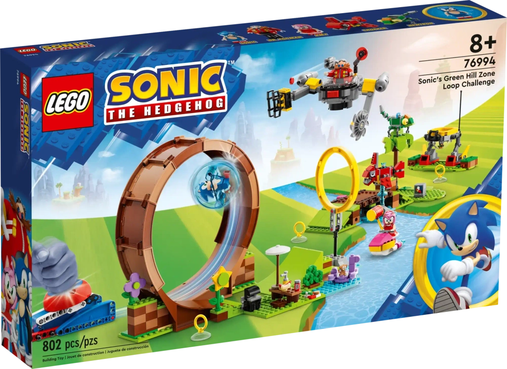 Конструктор LEGO Sonic the Hedgehog 76994 Испытание Соника в зоне зеленых холмов