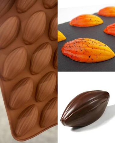 Силиконовая форма «Мини какао-бобы»