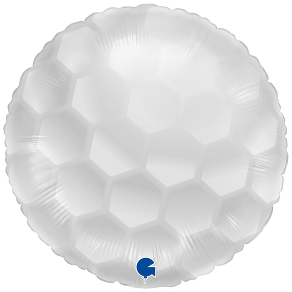 Шар Фольгированный Мяч для гольфа (Белый)