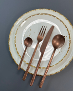 Нож столовый 21,2 см, Kodai 18% Vintage Copper