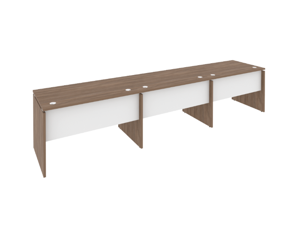 Рабочая станция ЛДСП на 3 места 720 Onix