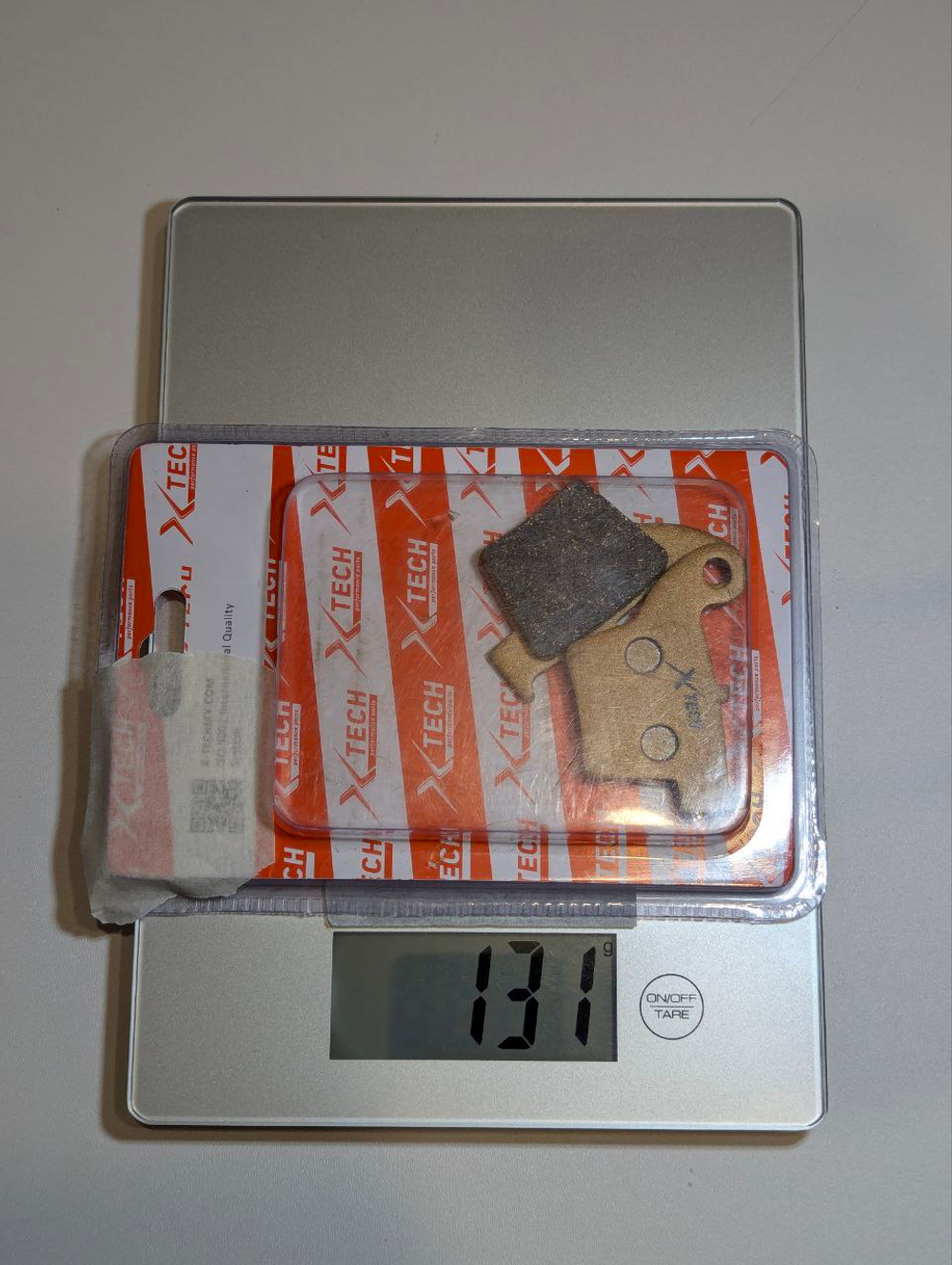 Колодки тормозные заднего тормоза дисковые эндуро мотоцикла