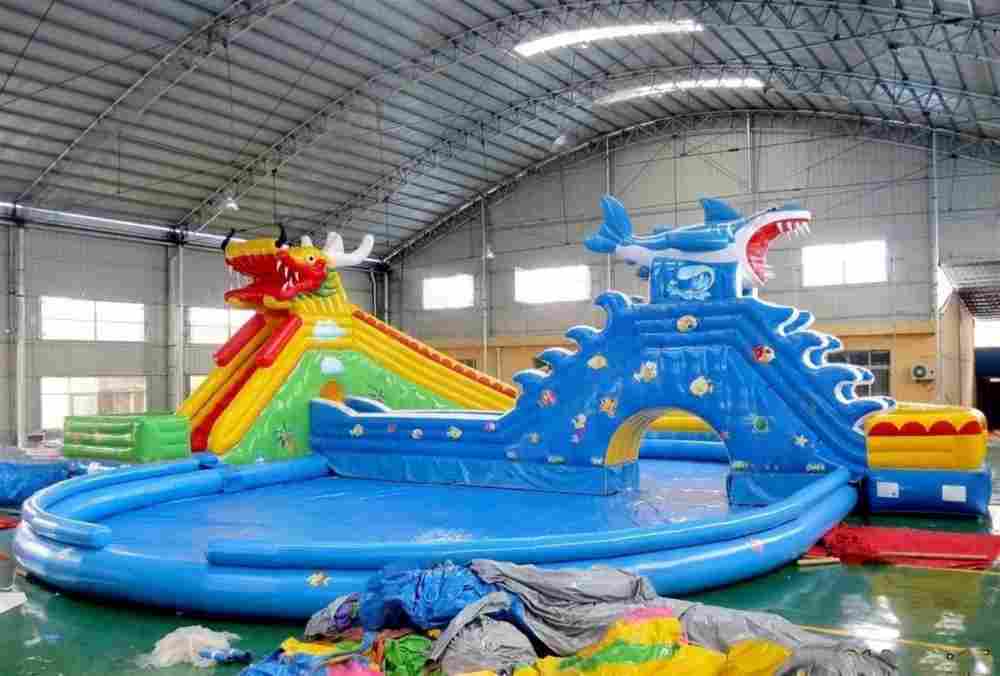 Аквапарк «Погоня на акулах», 22×22×8 м