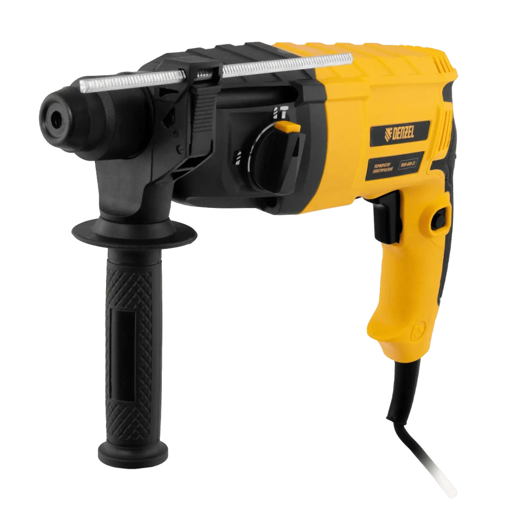 Перфоратор Denzel RHH-600-22, SDS-plus, 600 Вт, 2,5 Дж, 2 реж.(26602)