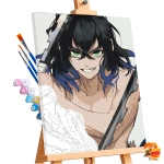 Картина по номерам Клинок рассекающий демонов Иноске Хашибира