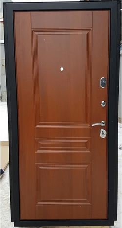 Входная металлическая дверь Рекс 28 Бетон темный / ФЛ-243 Итальянский орех 16мм