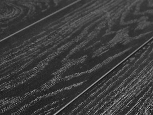 Террасная доска ДПК Padus (T) - тангенциальный распил черный.