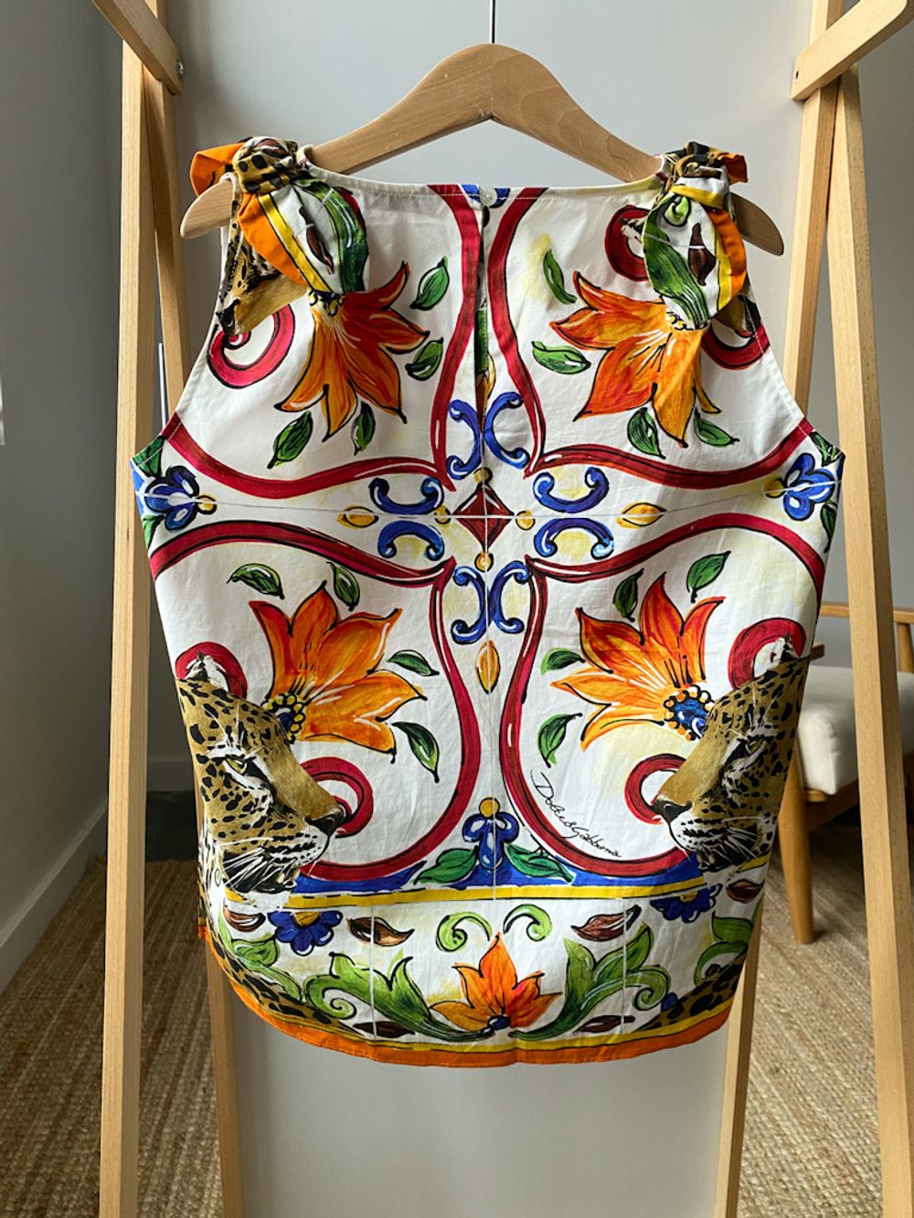 Хлопковый топ Dolce&Gabbana, 140