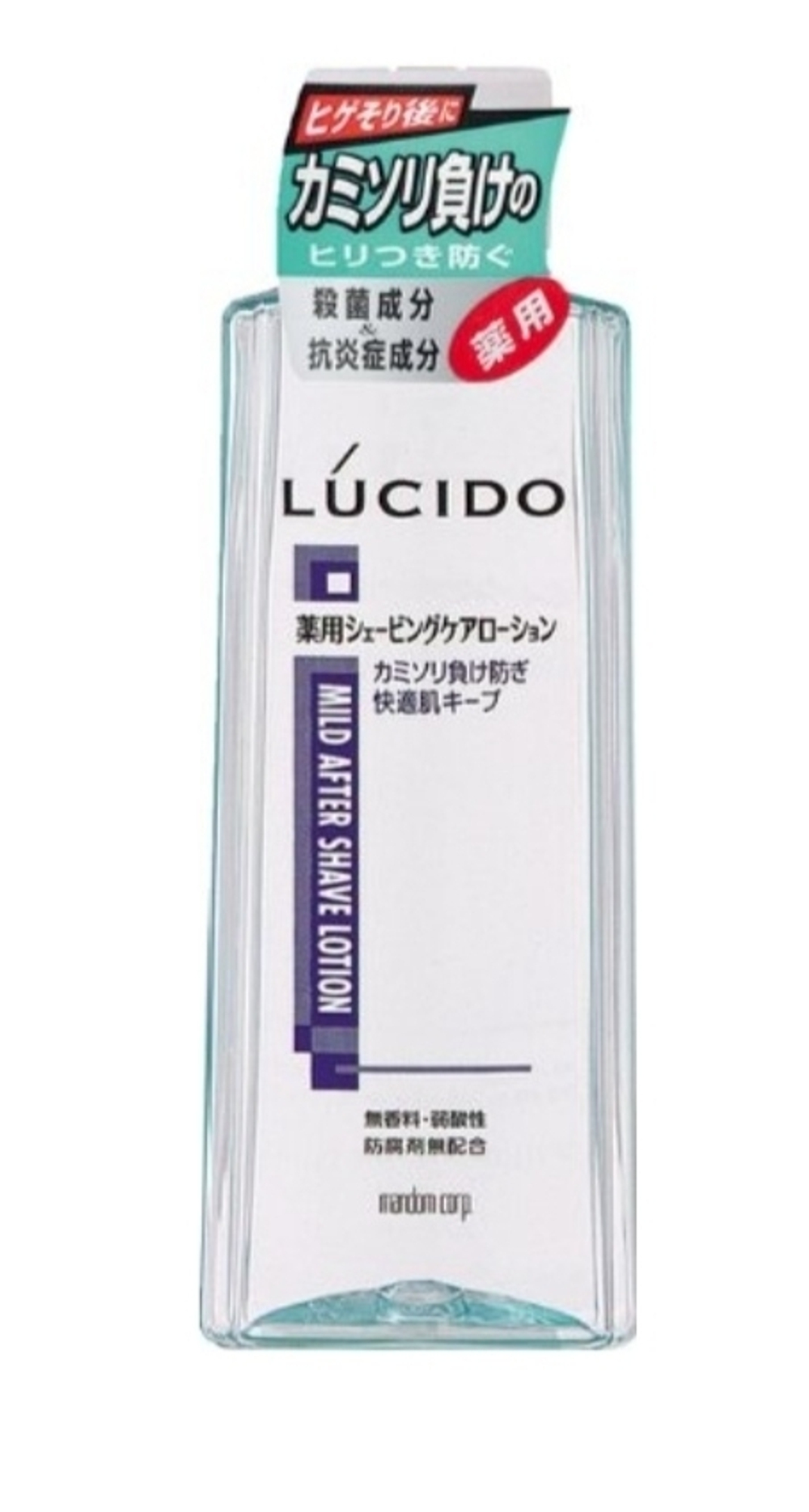 LUCIDO Mild After Shave Lotion - успокаивающий лосьон после бритья для чувствительной кожи