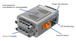 LEGO Education Mindstorms: Батарейный блок LEGO 8881 — Battery Box — Лего Образование Эдьюкейшн