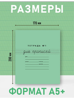 Набор тетрадей для прописей №1, 10 шт