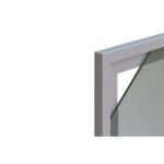 Алюминиевый рамочный профиль для фасадов, Серебро матовое, купить с доставкой, Казахстан