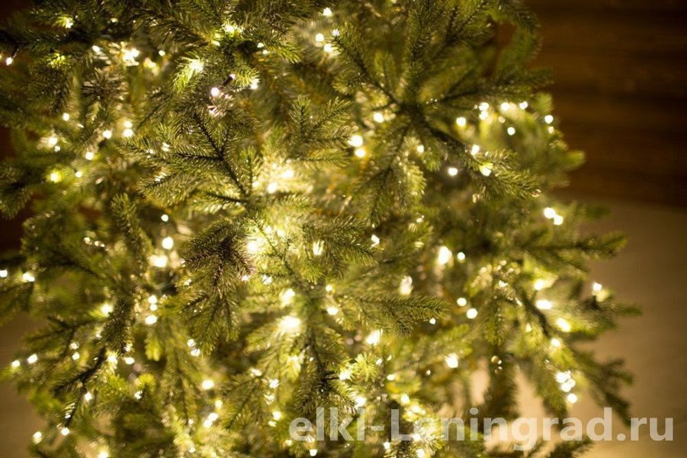 Елка с гирляндой «Грацио» (Литая+пвх) 150 см / 1,5 м