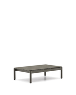 Журнальный столик Sorells из зеленого алюминия 57 x 91 см