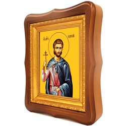 Едесий Патарский, Александрийский мученик. Икона на холсте.