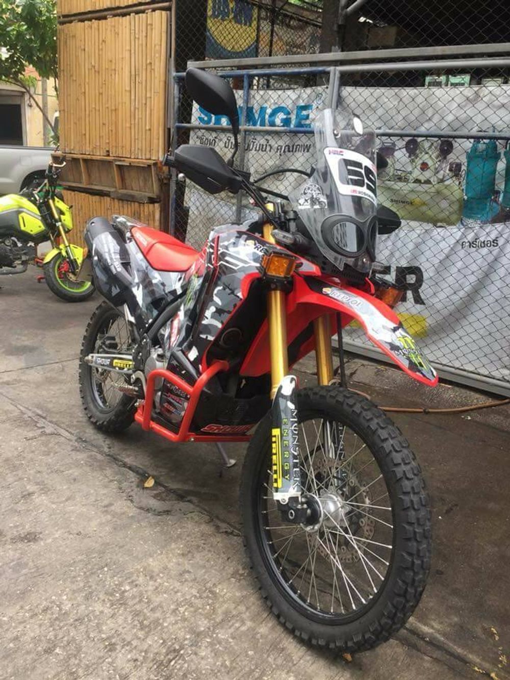 Crash Bars for Honda CRF250Rally (Rally250) 2017-2020. MFmoto