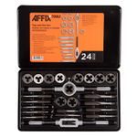 AFFIX (AF35100024C) Набор метчиков и плашек SK-5 M5-M12, кейс, 24 предмета