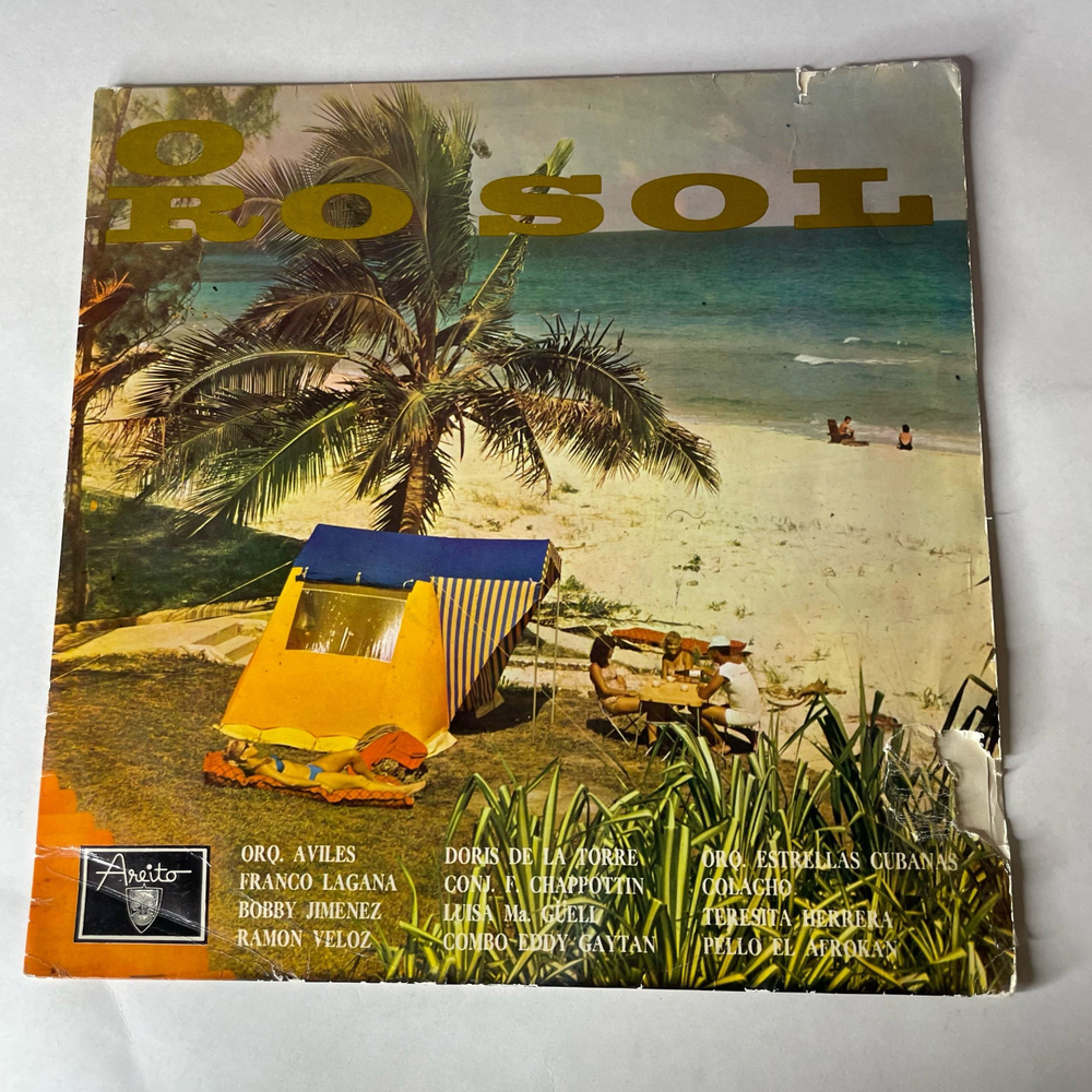 Винтажная виниловая пластинка LP Сборник Кубинской Музыки Oro Sol (Куба 1969)