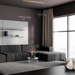 731323 Люстра VARESE 35W LED 3628LM 360G ЗОЛОТО 3000K