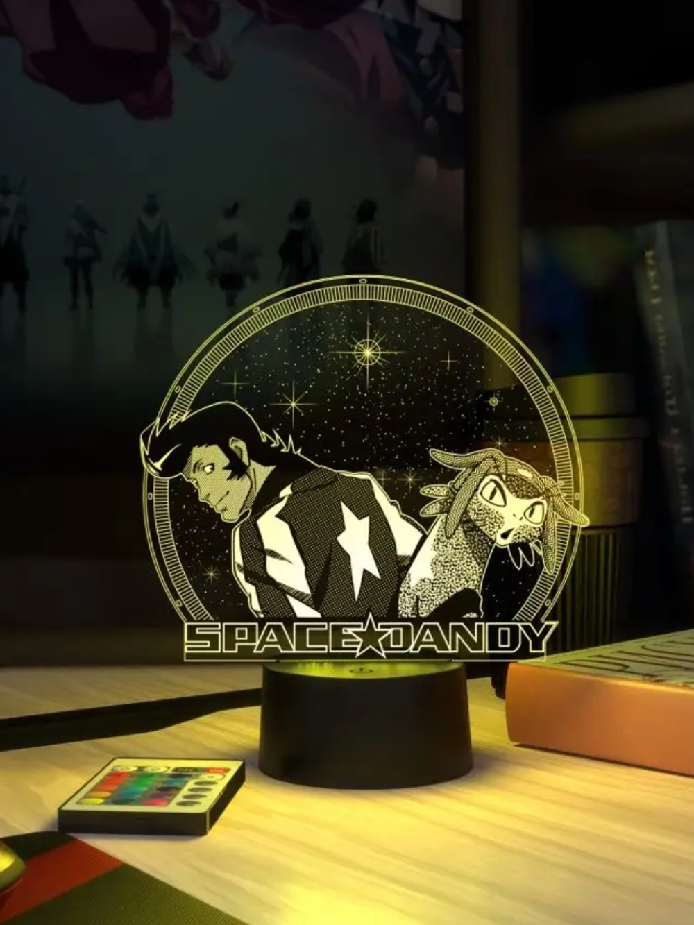 3Д-НОЧНИК "Денди и Мяу" (Space Dandy)