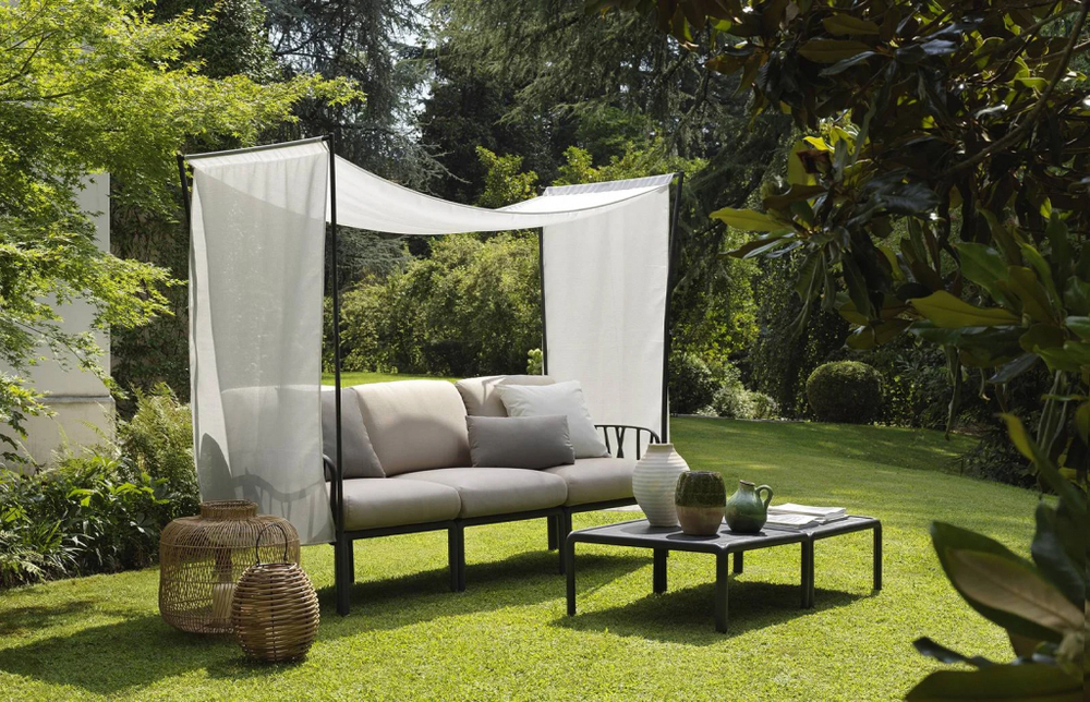 Балдахин Nardi Komodo Ombra 3, антрацит, белый