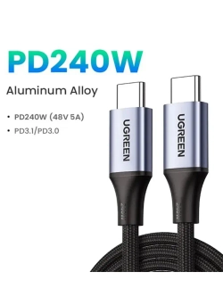 Type-C провод Угрин 240W для MacBook, iPad, iPhone 16 и тд.