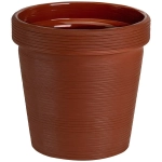 Кашпо для цветов пластиковое 1,1л d-13см «Терра» Терракот