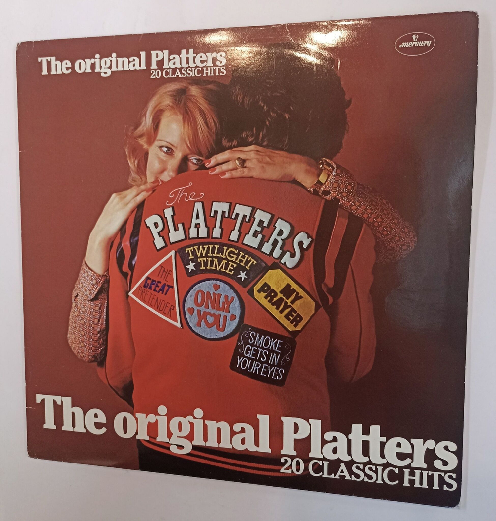 Винтажная виниловая пластинка LP The Original Platters 20 Classic Hits (UK 1978)
