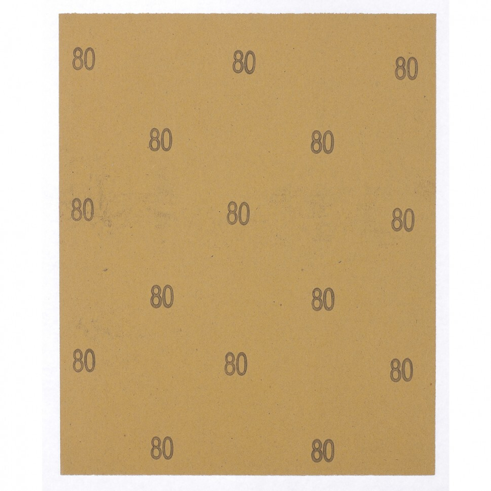 Шлифлист на бумажной основе, P 80, 230 х 280 мм, 10 шт, водостойкий Matrix