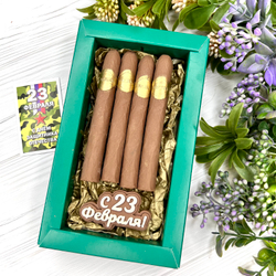 Шоколадный набор "23 февраля. Сигары"