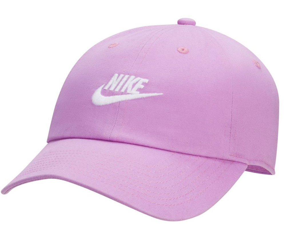 Теннисная кепка Nike Club Unstructured Futura Wash Cap - rush fuchsia/black