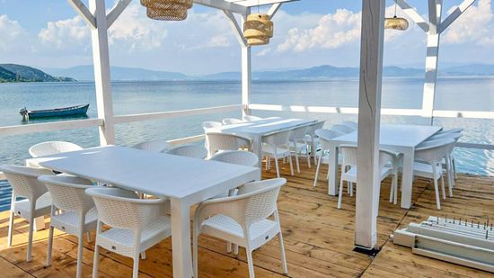 Кресло пластиковое плетеное Panama белое Турция