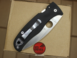 Нож Spyderco Bodacious - черная рукоять, светлый клинок RK/492