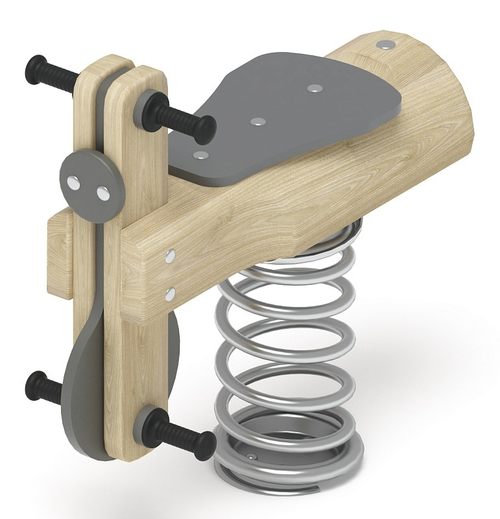 Качалка на пружине Мотоцикл (Робиния)