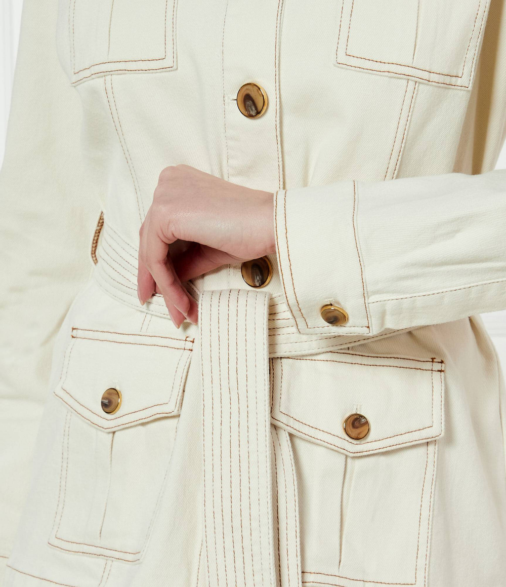 Джинсовая куртка NAOMI SAHARIANA Marciano Guess - кремовый(5GGL04 7297A)