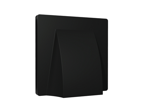 AP8158 Лицевая панель ALFA (Черный матовый) для вывода кабеля QUANT