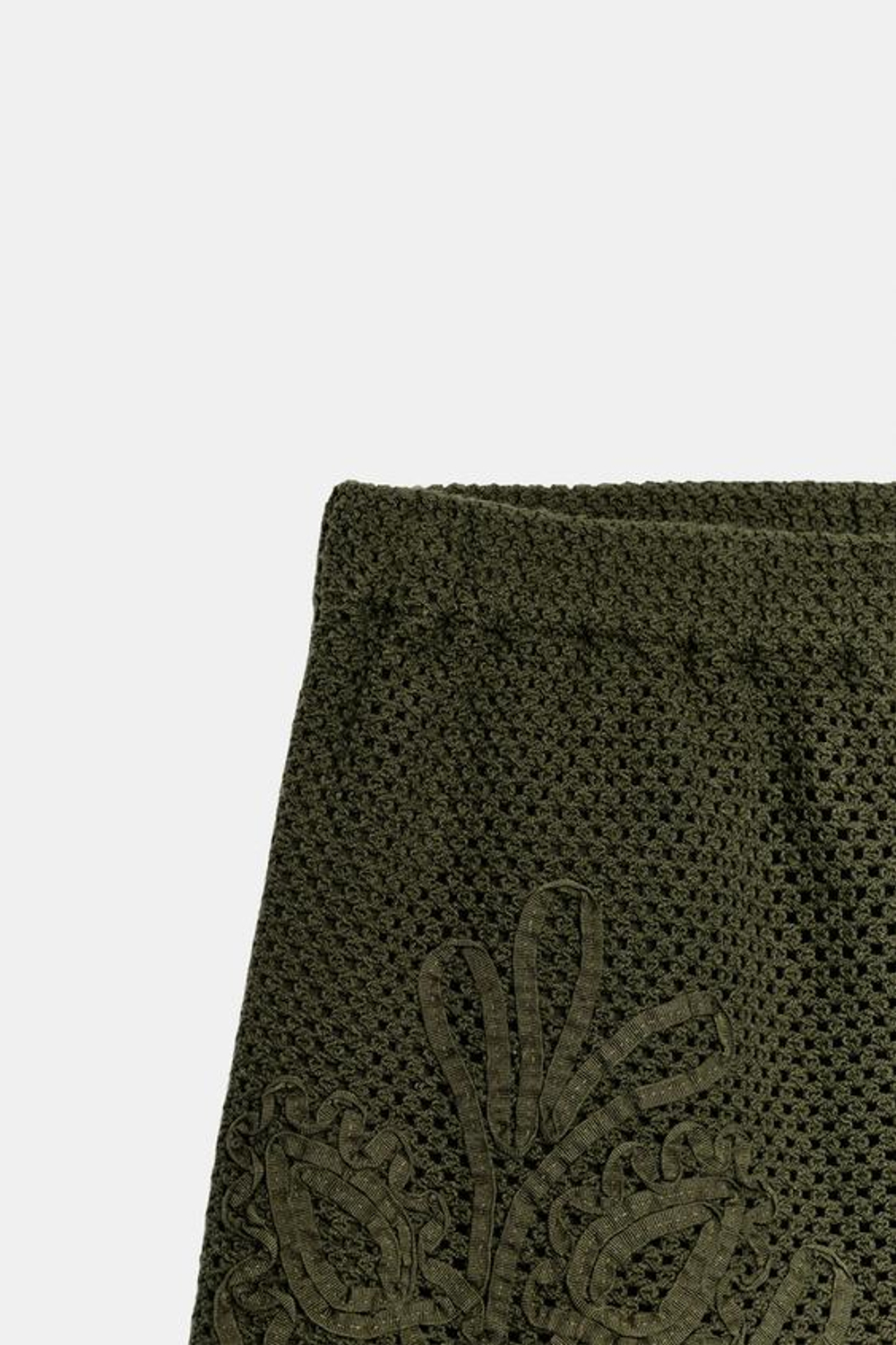 ZARA КОМБИНИРОВАННЫЕ ШОРТЫ КРЮЧКОМ, ХАКИ