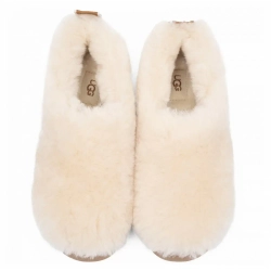 UGG Hailey Fluff Slippers Natural