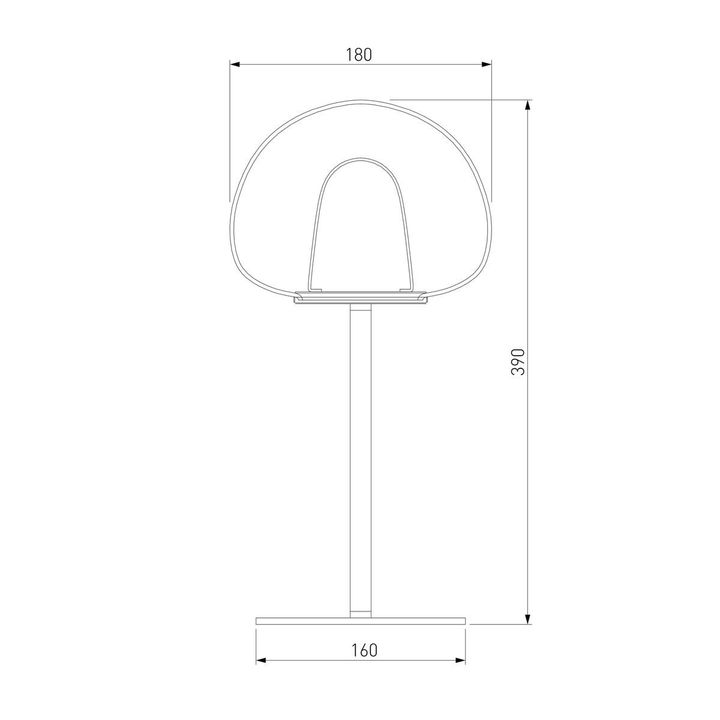 Настольная лампа Eurosvet Twice 90326/1 черный