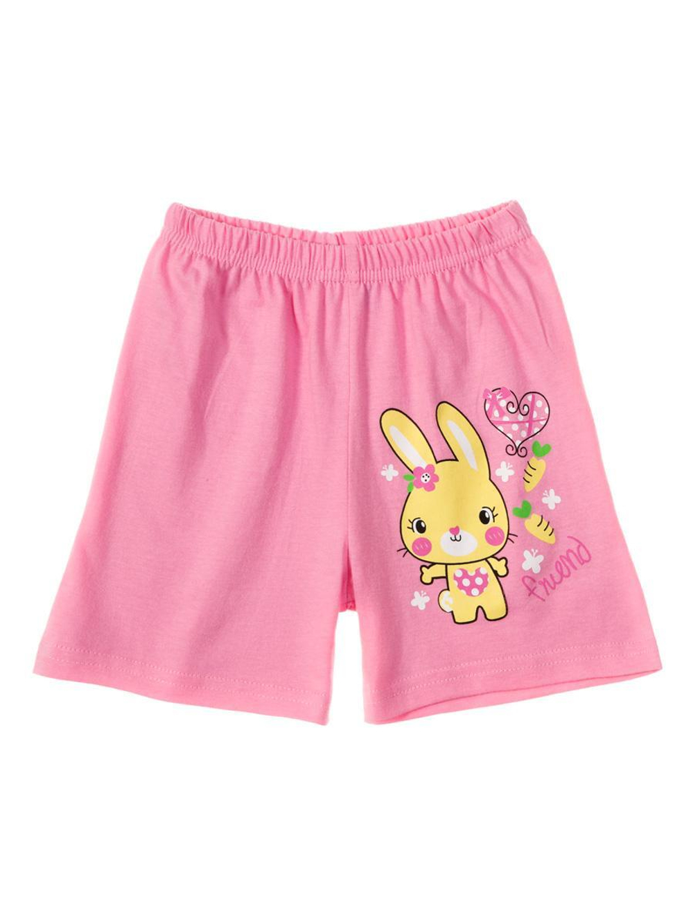 Шорты д/дев "Rabbit" р.98-104 роз (Sladik Mladik) SH404