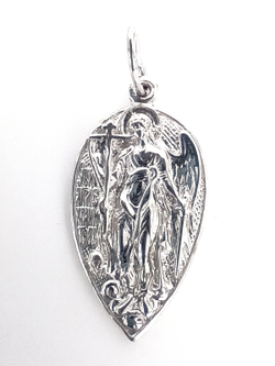 Подвеска "Ангел Хранитель", славянский оберег, родированная, серебро 925*