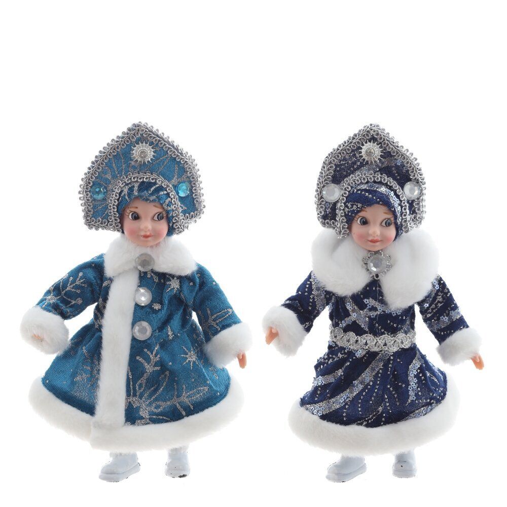 GAEM Игрушка набивная "Снегурочка", L12 W6 H20 см, 2в.